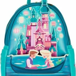 Flash-uitverkoop ???? Loungefly Rapunzel - ( TANGLED ) - PRINCESS CASTLE - MINI ???? BACKPACK - DISNEY ????