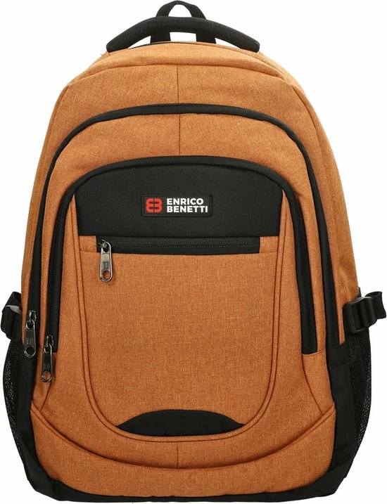 Uitgang ???? Enrico Benetti Hamburg 62125 Laptoprugzak Met 17" Laptopvak - Roest ???? 8 Uitgang ???? Enrico Benetti Hamburg 62125 Laptoprugzak Met 17" Laptopvak - Roest ???? - Afbeelding 6