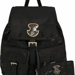 Korting ???? Zwarte HOGWHARTS Harry Potter-rugzak Met Zakken ????