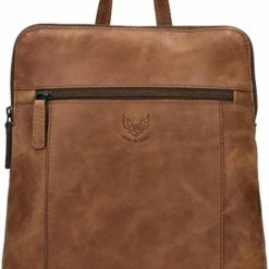 Groothandel ???? Rise Of Rosa Rugtas / Rugzak / Schooltas - Distress - 3 Liter - Leer - Cognac ????