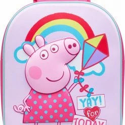 Beste deal ❤️ Peppa Pig 3D Meisjes Peuter Rugzak Roze 32 X 25 X 10 ????