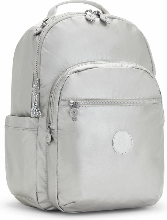 Flash-uitverkoop ???? Kipling SEOUL Dames Rugzak - Bright Metallic ???? 10 Flash-uitverkoop ???? Kipling SEOUL Dames Rugzak - Bright Metallic ???? - Afbeelding 8