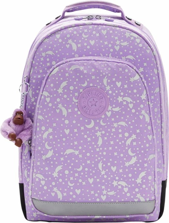 Gloednieuw ???? Kipling CLASS ROOM Unisex Rugzak - Galaxy Metallic ???? 3 Gloednieuw ???? Kipling CLASS ROOM Unisex Rugzak - Galaxy Metallic ????