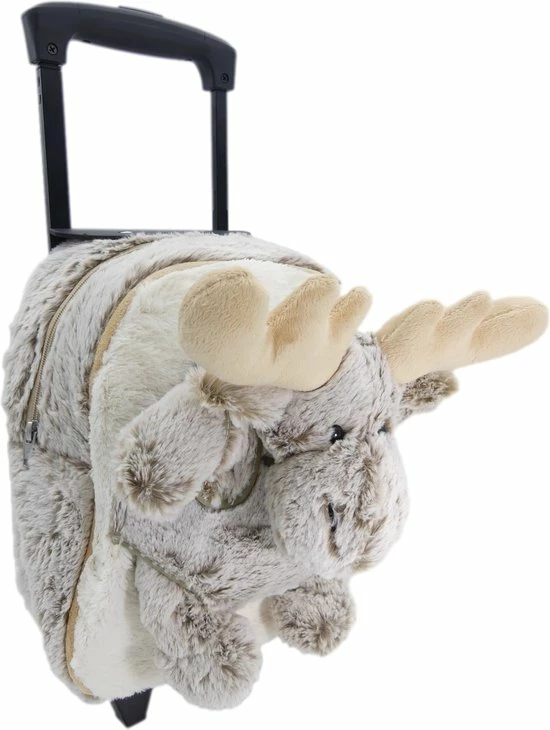 Korting ✔️ Inware Kinder Koffer Eland - Multifunctionele Kindertrolley Knufel - Kindertrolley Op Wieltjes - Knuffelrugzak - Rugzak ???? 3 Korting ✔️ Inware Kinder Koffer Eland - Multifunctionele Kindertrolley Knufel - Kindertrolley Op Wieltjes - Knuffelrugzak - Rugzak ????