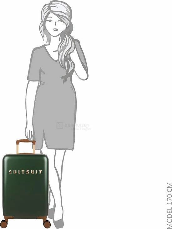 Hete verkoop ⌛ SUITSUIT - Fab Seventies Classic - Beetle Green - ???? Handbagage (55 Cm) ???? 15 Hete verkoop ⌛ SUITSUIT - Fab Seventies Classic - Beetle Green - ???? Handbagage (55 Cm) ???? - Afbeelding 13