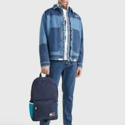Alternative view of Gloednieuw ???? Tommy Hilfiger ???? Jeans Heren Rugzak Nylon;Polyamide;Textiel - Blauw ????