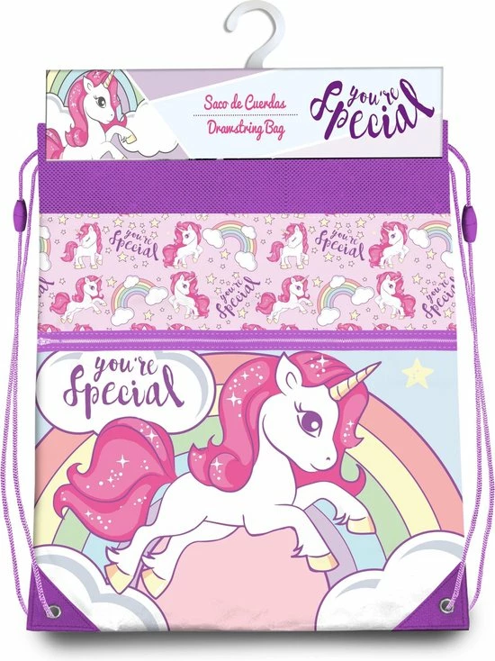 Aanbiedingen ✨ Unicorn You're Special - Gymbag - 42 X 36 Cm - Multi ???? 3 Aanbiedingen ✨ Unicorn You're Special - Gymbag - 42 X 36 Cm - Multi ????