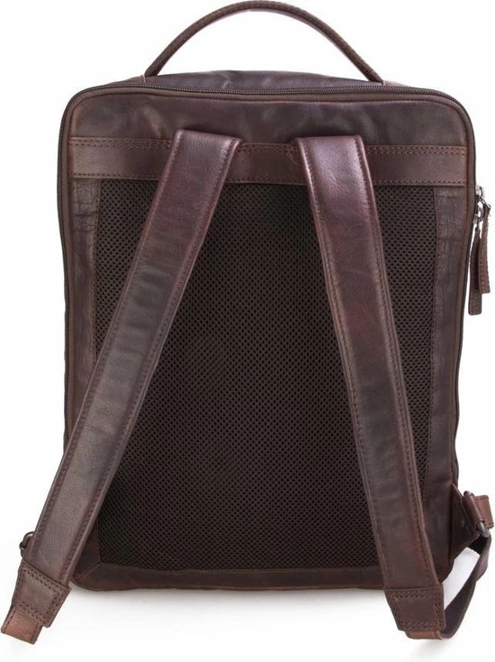 Korting ⭐ Spikes & Sparrow Authentic Leren Laptop Rugtas - 17 Inch - Donkerbruin ???? 8 Korting ⭐ Spikes & Sparrow Authentic Leren Laptop Rugtas - 17 Inch - Donkerbruin ???? - Afbeelding 6
