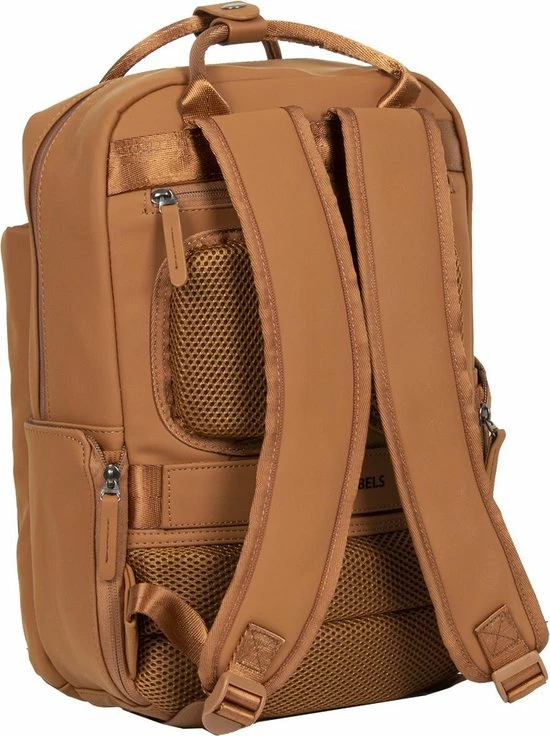 Uitgang ???? New Rebels® Harper - Rugtas - Bruin - Waterbestendig - 13.313121087 - 9L - 28x8x38cm - Rugzak / ???? Backpack ???? 6 Uitgang ???? New Rebels® Harper - Rugtas - Bruin - Waterbestendig - 13.313121087 - 9L - 28x8x38cm - Rugzak / ???? Backpack ???? - Afbeelding 4