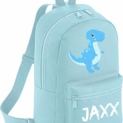 Kopen ✔️ Livingstickers Rugtas Peuter-kleuter Dino Naam Kind-lichtblauw-schooltas Kind-rugzak Voor Gym-sport ????
