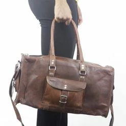 Gloednieuw ⌛ Oncedoce Sporttas 54 X 27 X 27 Cm - Echte Leder - Cognac Bruin – Reistas Casual Vintage Look Design ???? 45 Gloednieuw ⌛ Oncedoce Sporttas 54 X 27 X 27 Cm - Echte Leder - Cognac Bruin – Reistas Casual Vintage Look Design ???? -Samsonite Winkel 550x742 5