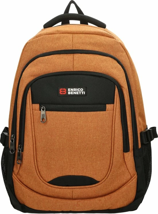 Uitgang ???? Enrico Benetti Hamburg 62125 Laptoprugzak Met 17" Laptopvak - Roest ???? 3 Uitgang ???? Enrico Benetti Hamburg 62125 Laptoprugzak Met 17" Laptopvak - Roest ????