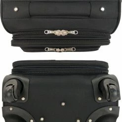 Beste Verkoop ???? SB Travelbags 2 Delige Bagage Stoffen Kofferset 4 Wielen Trolley -Zwart - 65cm/55cm ???? 18 Beste Verkoop ???? SB Travelbags 2 Delige Bagage Stoffen Kofferset 4 Wielen Trolley -Zwart - 65cm/55cm ???? -Samsonite Winkel 550x746 6