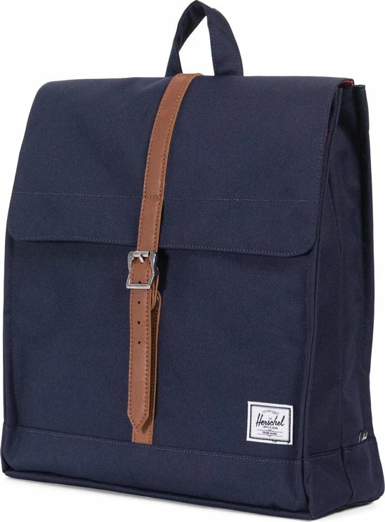 Beste Pirce ✔️ Herschel City Mid-Volume - Peacoat/Tan / Prachtige Rugzak Met 1 Magnetische Sluiting, Intern Opbergvak En 14L Opbergruimte / Met Levenslange Fabrieksgarantie / Limited Lifetime Warranty / Blauw ???? 5 Beste Pirce ✔️ Herschel City Mid-Volume - Peacoat/Tan / Prachtige Rugzak Met 1 Magnetische Sluiting, Intern Opbergvak En 14L Opbergruimte / Met Levenslange Fabrieksgarantie / Limited Lifetime Warranty / Blauw ???? - Afbeelding 3