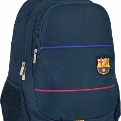 Promo ???? FC Barcelona Schoolrugzak F.C. Barcelona Blauw (32 X 44 X 16 Cm) ✔️