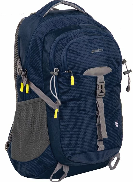 Beste Verkoop ???? New Rebels® Kinley - Rugtas - Blauw - 15.615141312108 - 48L - 36x24x53cm - Rugzak / ???? Backpack ???? 15 Beste Verkoop ???? New Rebels® Kinley - Rugtas - Blauw - 15.615141312108 - 48L - 36x24x53cm - Rugzak / ???? Backpack ???? - Afbeelding 13
