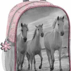 Beste Pirce ???? Animal Pictures Peuterrugzak Paarden - 28 X 22 X 10 Cm - Polyester ????