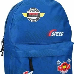 Promo ❤️ Skooter Speed Champion - Rugzak - Schooltas Jongen - Blauw - Race ????