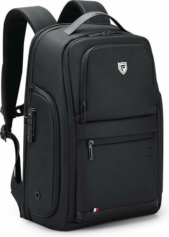 Kopen ⌛ FENRUIEN Bange Rugtas - 15,6 Inch - Laptop Rugzak - USB-aansluiting - TSA Slot - Waterafstotend - Zwart - Incl. Smart Thermosfles ⌛ 4 Kopen ⌛ FENRUIEN Bange Rugtas - 15,6 Inch - Laptop Rugzak - USB-aansluiting - TSA Slot - Waterafstotend - Zwart - Incl. Smart Thermosfles ⌛ - Afbeelding 2
