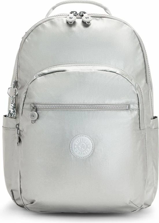 Flash-uitverkoop ???? Kipling SEOUL Dames Rugzak - Bright Metallic ???? 3 Flash-uitverkoop ???? Kipling SEOUL Dames Rugzak - Bright Metallic ????