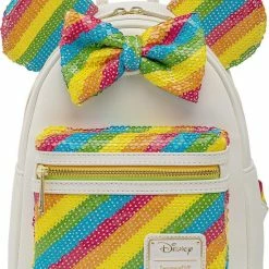 Aanbiedingen ???? Merkloos Disney - Rainbow Minnie - ???? Backpack LoungeFly '23x26.5x11.5' ????