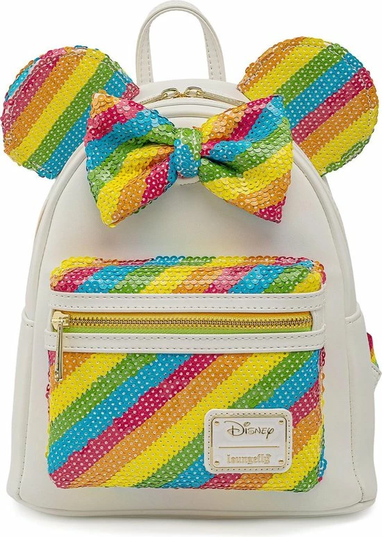 Aanbiedingen ???? Merkloos Disney - Rainbow Minnie - ???? Backpack LoungeFly '23x26.5x11.5' ???? 3 Aanbiedingen ???? Merkloos Disney - Rainbow Minnie - ???? Backpack LoungeFly '23x26.5x11.5' ????