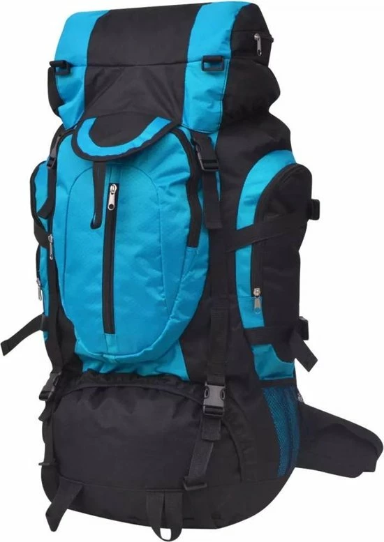 Top 10 ???? VidaXL Rugzak Hiking XXL 75 L Zwart En Blauw ⭐ 3 Top 10 ???? VidaXL Rugzak Hiking XXL 75 L Zwart En Blauw ⭐