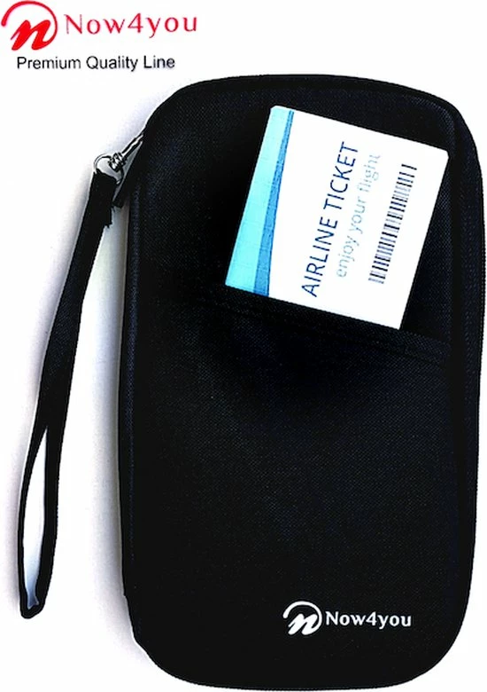 Hete verkoop ✔️ Now4you Luxe Reis Organizer - Paspoorthouder – Paspoorthoesje – Reisportefeuille-Zwart ???? 4 Hete verkoop ✔️ Now4you Luxe Reis Organizer - Paspoorthouder – Paspoorthoesje – Reisportefeuille-Zwart ???? - Afbeelding 2