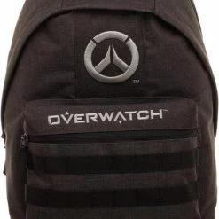 Coupon ???? Blizzard - Overwatch - Rugzak Heren - Zwart - Hoogte 46cm ????