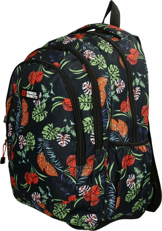 Gloednieuw ???? Enrico Benetti Capetown Laptoprugzak 46170 - 15" Laptopvak - 30 Liter - Natuur Print ???? 4 Gloednieuw ???? Enrico Benetti Capetown Laptoprugzak 46170 - 15" Laptopvak - 30 Liter - Natuur Print ???? - Afbeelding 2