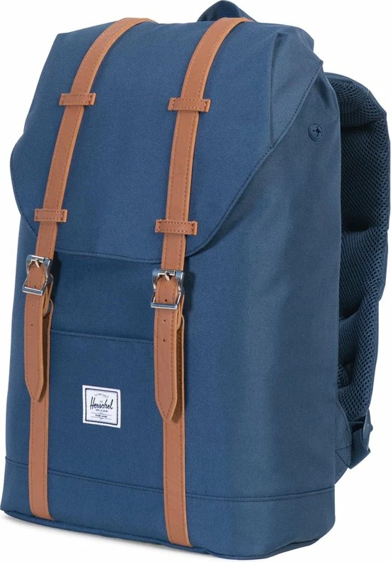 Coupon ???? Herschel Retreat Mid-Volume - Navy/Tan Synthetic Leather / Damesrugzak Met Magnetische Sluiting - Met Levenslange Fabrieksgarantie / Limited Lifetime Warranty / Blauw ⌛ 5 Coupon ???? Herschel Retreat Mid-Volume - Navy/Tan Synthetic Leather / Damesrugzak Met Magnetische Sluiting - Met Levenslange Fabrieksgarantie / Limited Lifetime Warranty / Blauw ⌛ - Afbeelding 3