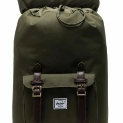 Alternative view of Beste deal ???? Herschel Little America Mid-Volume - Ivy Green/Chicory Coffee / Rrugzak Met 17L Opbergvolume - 13" Fleece-gevoerd Laptopvak - Magnetische Sluiting / Met Levenslange Fabrieksgarantie / Limited Lifetime Warranty / Groen ✔️