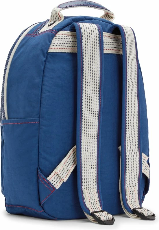 Promo ???? Kipling SEOUL S Rugzak 14L - Admiral Blue Block ⭐ 5 Promo ???? Kipling SEOUL S Rugzak 14L - Admiral Blue Block ⭐ - Afbeelding 3