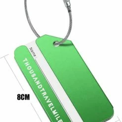 Gloednieuw ???? Aluminium Bagagelabel Groen – Kofferlabel – Aluminium Bagagelabel Voor Koffer En Bagage – Reislabel – 2 Stuks – Groen - Thousandtravelmiles ???? 11 Gloednieuw ???? Aluminium Bagagelabel Groen – Kofferlabel – Aluminium Bagagelabel Voor Koffer En Bagage – Reislabel – 2 Stuks – Groen - Thousandtravelmiles ???? -Samsonite Winkel 550x798 4
