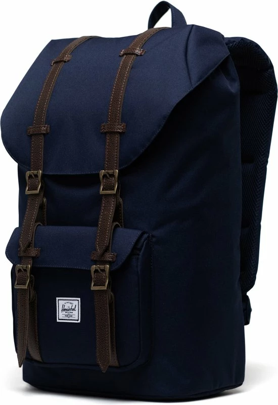 Goedkoop ✨ Herschel Little America - Peacoat/Chicory Coffee / Ruime Rugzak Met 25L Opbergvolume - 15" Fleece-gevoerd Laptopvak - Magnetische Sluiting / Met Levenslange Fabrieksgarantie / Limited Lifetime Warranty / Blauw ???? 5 Goedkoop ✨ Herschel Little America - Peacoat/Chicory Coffee / Ruime Rugzak Met 25L Opbergvolume - 15" Fleece-gevoerd Laptopvak - Magnetische Sluiting / Met Levenslange Fabrieksgarantie / Limited Lifetime Warranty / Blauw ???? - Afbeelding 3
