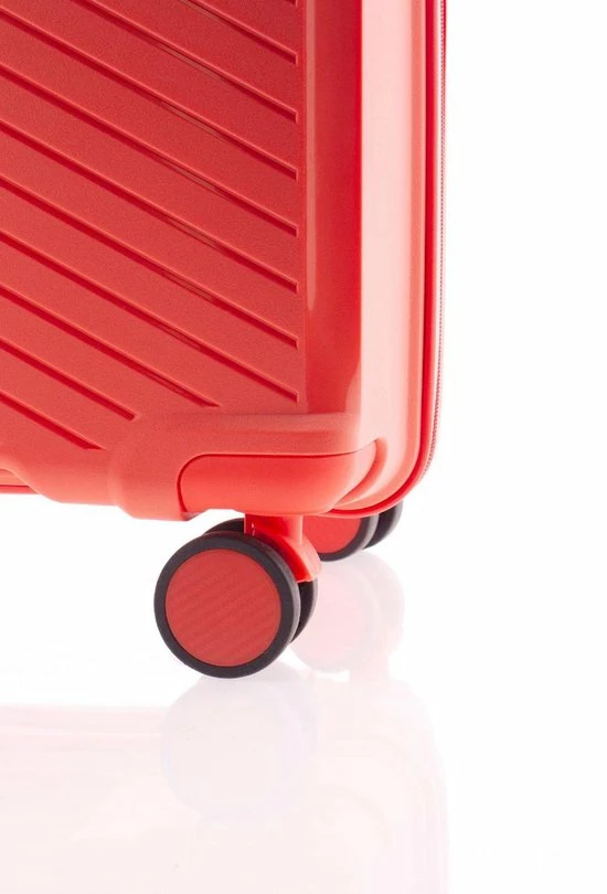 Nieuw ???? Gladiator Guess ???? Handbagage Koffer - 55 Cm - TSA Slot - Coral Rood ???? 5 Nieuw ???? Gladiator Guess ???? Handbagage Koffer - 55 Cm - TSA Slot - Coral Rood ???? - Afbeelding 3