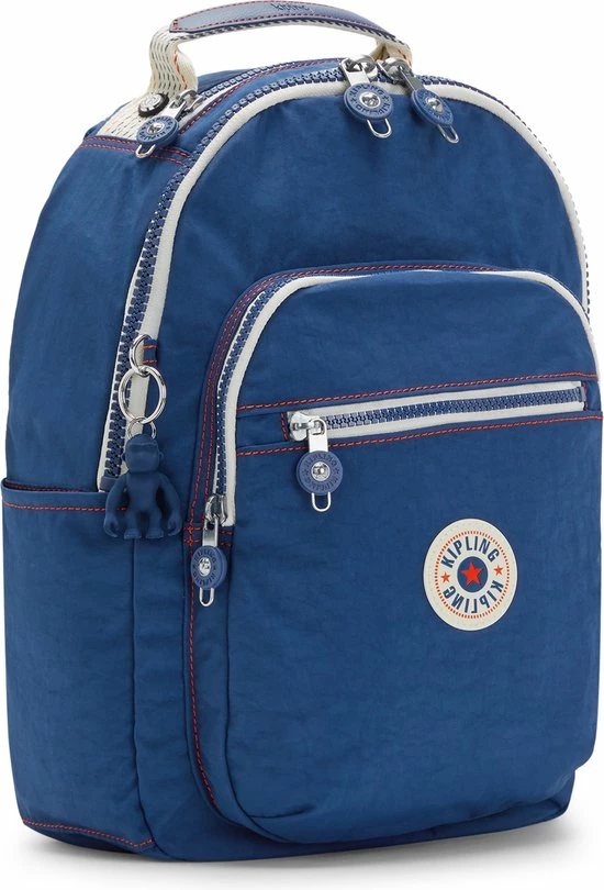 Promo ???? Kipling SEOUL S Rugzak 14L - Admiral Blue Block ⭐ 4 Promo ???? Kipling SEOUL S Rugzak 14L - Admiral Blue Block ⭐ - Afbeelding 2