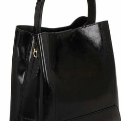 Beste recensies van ✨ Zwarte Lederen Shopper Tas Met Scharnierend KAZAR Slot ????