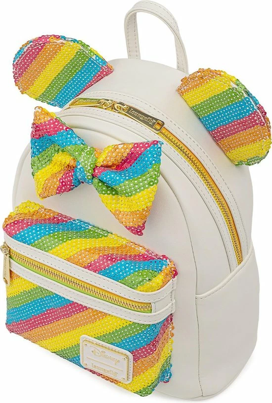 Aanbiedingen ???? Merkloos Disney - Rainbow Minnie - ???? Backpack LoungeFly '23x26.5x11.5' ???? 6 Aanbiedingen ???? Merkloos Disney - Rainbow Minnie - ???? Backpack LoungeFly '23x26.5x11.5' ???? - Afbeelding 4