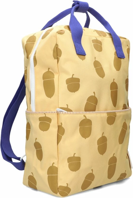 Nieuw ???? Sticky Lemon Acorn Large Rugtassen - Geel ???? 4 Nieuw ???? Sticky Lemon Acorn Large Rugtassen - Geel ???? - Afbeelding 2