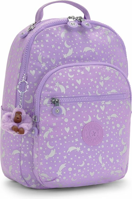 Beste Verkoop ???? Kipling SEOUL S Unisex Rugzak - Galaxy Metallic ❤️ 4 Beste Verkoop ???? Kipling SEOUL S Unisex Rugzak - Galaxy Metallic ❤️ - Afbeelding 2