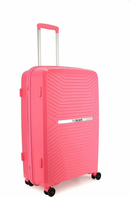 Coupon ✔️ Decent CROSS-ONE PP Trolley 76 Cm - 94 Liter - TSA Slot - Pink ???? 4 Coupon ✔️ Decent CROSS-ONE PP Trolley 76 Cm - 94 Liter - TSA Slot - Pink ???? - Afbeelding 2