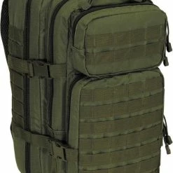 Beste Verkoop ???? MFH Assault 1 Basic Legerrugzak - Groen - 30 Liter - 100% Polyester ????