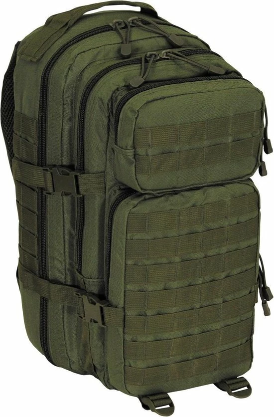 Beste Verkoop ???? MFH Assault 1 Basic Legerrugzak - Groen - 30 Liter - 100% Polyester ???? 3 Beste Verkoop ???? MFH Assault 1 Basic Legerrugzak - Groen - 30 Liter - 100% Polyester ????