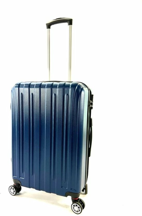 Hete verkoop ???? AATravel XL Reiskoffer - Trolley ABS - Met Dubbele Wielen - 75 Cm - 97 Liter - Blauw ✔️ 3 Hete verkoop ???? AATravel XL Reiskoffer - Trolley ABS - Met Dubbele Wielen - 75 Cm - 97 Liter - Blauw ✔️